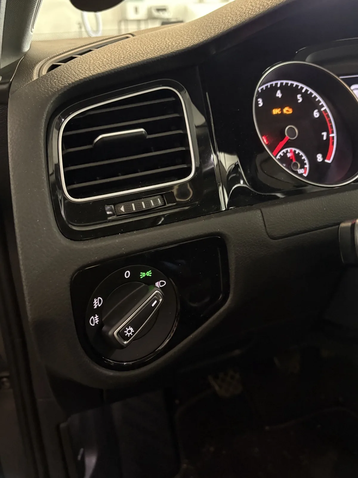 Serien-Lichtschalter im Golf 7 ohne AUTO-Stellung